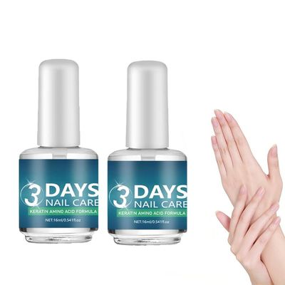 3 Days Nail Care Oil with Keratin, 2026 New Fast Strengthening and Hydrating for Dry, Weak, Fragile Nails (2cps)