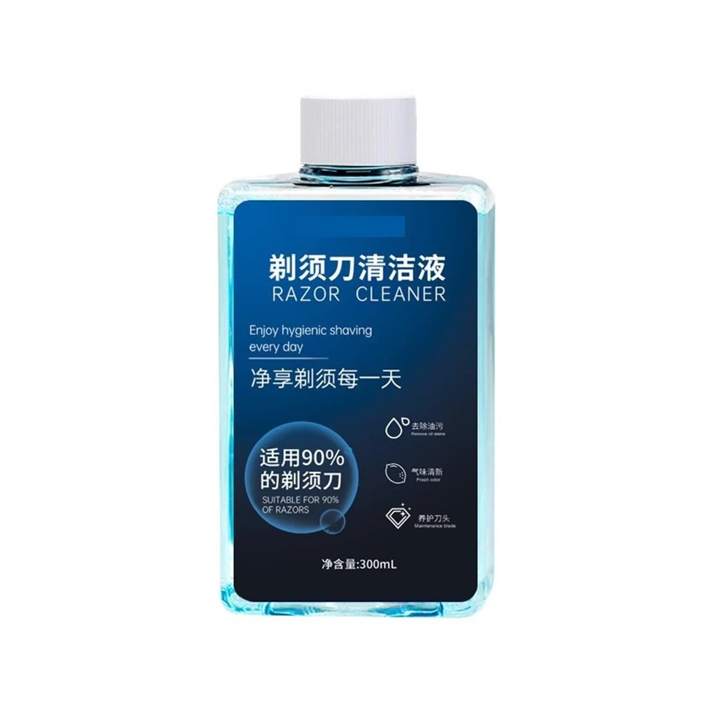 300ml Electric Shaver Cleaning FluidCompatible For PhilipsCompatible For BraunDeep Clean Degrease Lubricate Maintain Razor Blades