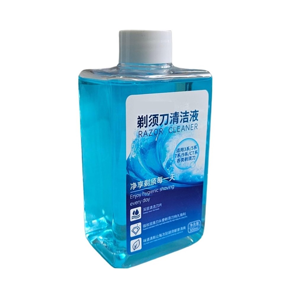 300ml Shaver Cleaning Solution & Easy Refill, Compatible For Braun