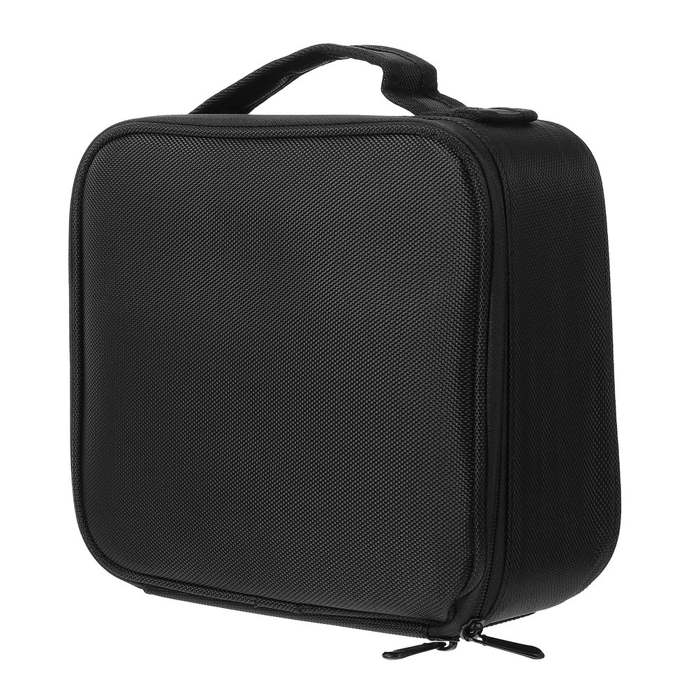 balacoo Portable Travel Makeup Cosmetics Storage Pouch Handheld Multi-layer Toiletry Bag Black for Women Sundries Organizer