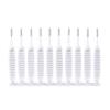 Unclog Your Bathroom Nozzles Instantly with Tiny Shower Head Cleaning Brush, Spiral Nylon Bristle Cleaner Picks for Gap Holes and Phone Ports (50pcs) view 1