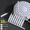 Unclog Your Bathroom Nozzles Instantly with Tiny Shower Head Cleaning Brush, Spiral Nylon Bristle Cleaner Picks for Gap Holes and Phone Ports (50pcs) view 2