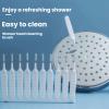 Unclog Your Bathroom Nozzles Instantly with Tiny Shower Head Cleaning Brush, Spiral Nylon Bristle Cleaner Picks for Gap Holes and Phone Ports (50pcs) view 3