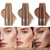 Professional Cream Contour Stick for Face Shapers - High Pigment Bronzer Stick for Sculpting, Long Lasting Smooth Highlighter Stick, 3 Shades Available (#1) view 4