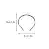PACKOVE Long Toothed Non-slip Plastic Hair Hoops 5pcs Fashion Headbands for Women Everyday Hair Accessories view 2