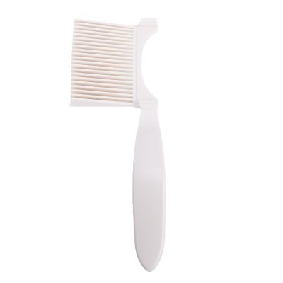 Fade Comb Clipper Set with Triangular Arch Teeth 3 Length Options for Professional DIY Fade Hairstyles at Home Beige