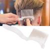 Fade Comb Clipper Set with Triangular Arch Teeth 3 Length Options for Professional DIY Fade Hairstyles at Home Beige view 3