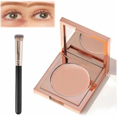 Luhaka Colored Clay Cc Undereye Corrector, Under Eye Concealer, Concealer For Older Women, For Covering Dark Circles And Facial Blemishes, With Brush (Light-Medium Peach)