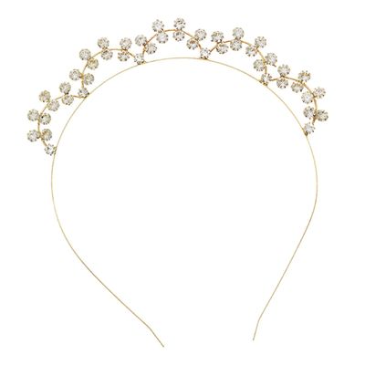 ROMISBABA Rhinestone Headband for Women Sparkly Thin Hairband Chic Hair Accessory for Daily Wear and Party