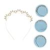 ROMISBABA Rhinestone Headband for Women Sparkly Thin Hairband Chic Hair Accessory for Daily Wear and Party view 3