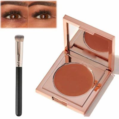 Luhaka Colored Clay Cc Undereye Corrector, Under Eye Concealer, Concealer For Older Women, For Covering Dark Circles And Facial Blemishes, With Brush (Orange)