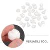 Homoyoyo Nail Cleaning Cotton Balls 3pcs, Multi-Function Makeup Cotton Balls for Gel Removal and Manicure, Lint-Free Nail Cleaning Tool Suitable for Professional and Home Use view 3