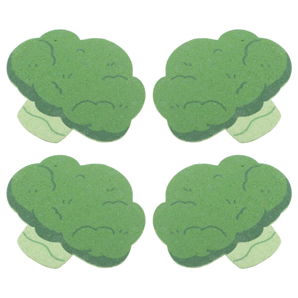 Beaupretty 5pcs Exfoliating Bath Sponges Body Wash Scrubber Set, Soft Wood Pulp Material, Blue Green Shower Sponge for Deep Cleaning and Dead Skin Removal, Suitable for Men and Women Bathing