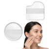 3Pcs Silicone Makeup Sponge Clear Non-Absorbent Jelly Makeup Sponge, Reusable & Washable Foundation Applicator for Liquid, Cream, Concealer, Blush, Highlighter Flawless Finish, No Product Waste view 1