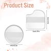 3Pcs Silicone Makeup Sponge Clear Non-Absorbent Jelly Makeup Sponge, Reusable & Washable Foundation Applicator for Liquid, Cream, Concealer, Blush, Highlighter Flawless Finish, No Product Waste view 2