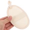 GRADENEVE Natural Loofah Shower Sponge Pads 2pcs 8x12 Cm Beige Edged Exfoliating Body Scrubbers for Men and Women Spa Bath and Shower Use Zipper Storage Bags view 3