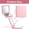 Xthrotsenk 2PCS Portable Travel Mirrors for Women Small Pocket Mirror view 2