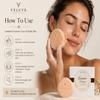 Veluve Lumire Essence Face & Body Bar | Botanical pH-Conscious Cleansing Bar with Niacinamide, Alpha-Arbutin, Licorice Root & Botanical Extracts | Gentle Face & Body Cleanser | Handcrafted | 3 oz view 2