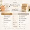 Veluve Lumire Essence Face & Body Bar | Botanical pH-Conscious Cleansing Bar with Niacinamide, Alpha-Arbutin, Licorice Root & Botanical Extracts | Gentle Face & Body Cleanser | Handcrafted | 3 oz view 4