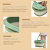 FAUVISM Collapsible Foot Bath with Handle, Portable Foot Soak Tub Foldable Foot Bath with Manual Foot Massage Acupoints to Help Sleep, Folding Laundry Basket Multi Function Buckets view 3