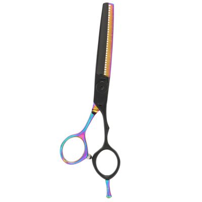 Barber Scissors Stainless Steel Hair Cutting Shears, Lightweight Ergonomic Beard and Mustache Trimming Scissors with Sharp Blades for Barbershop and Home Use (Thinning Scissor)