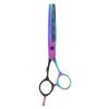 Barber Scissors Stainless Steel Hair Cutting Shears, Lightweight Ergonomic Beard and Mustache Trimming Scissors with Sharp Blades for Barbershop and Home Use (Thinning Scissor) view 2