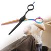 Barber Scissors Stainless Steel Hair Cutting Shears, Lightweight Ergonomic Beard and Mustache Trimming Scissors with Sharp Blades for Barbershop and Home Use (Thinning Scissor) view 4