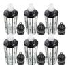 ifundom 6 Pack 15ml Glass Roller Bottles with Cap, Black Perfume view 1