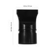 HEALEEP 3pcs Hair Dryer Attachment Black Plastic Blower Nozzle Replacement view 3