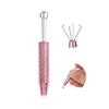 2 PCS Piercing Ball Grabber Tool,4 Claw Jeweler's Pick Up Tool, Piercing Tools for Changing Jewelry, Diamond Claw Tweezers Piercing Assistant Pen Gem Picker Tool for Small Parts Pickup, Pink view 3