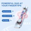 Dermave Bikini Shaver & Trimmer for Women,2 in 1 Electric Razors (Blue) view 2