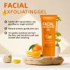 Orange Exfoliating Gel for Face and Body, Gentle Orange Exfoliating Gel Scrub with Citrus, Peeling Gel Exfoliating Scrub for Smooth Skin and Deep Cleansing, 2.12 Oz (2pc) view 4