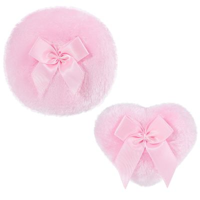 2 Pcs Large Fluffy Powder Puff, Dusting Powder Puff Soft Washable Powders Puffs for Body Face Reusable Wet Dry Makeup Tool for Baby & Kid & Adult