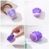 SOLUSTRE Cat Claw Concealer Brush and Foundation Brush, Purple Portable Makeup Applicator for Blush and Powder, Soft Synthetic Bristles Suitable for Travel and Daily Use view 4