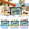 COSHAYSOO Clear Sunscreen Bag Waterproof Makeup Toiletry Pouch for Womens Beach Tote Bogg Accessories Summer Vacation Travel Essentials Trip Must Have Necessities Fashion Accessories, Summer Vibes view 4