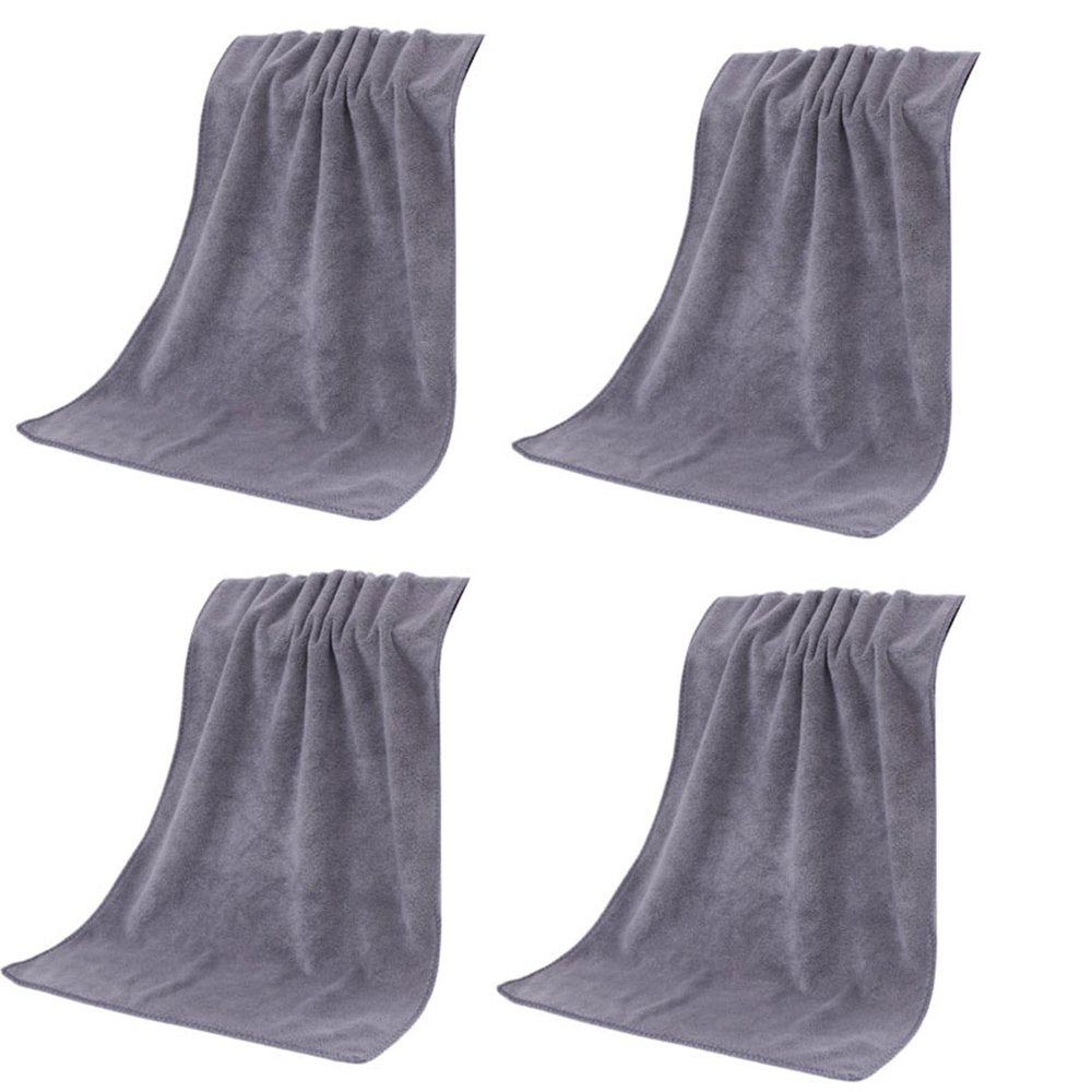 Arecobticy 4 Piece Quick Dry Sports Towel Super Soft Absorbent Fabric Thick Cotton Gym for Wet Hair and Scalp Protective Thickened Cotton Hair