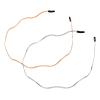 HINTRMENT Wave Metal Hairband 2pcs Wide Iron Headbands for Women Large Wavy Hair Hoop Set for Fashion Hair Accessories Suitable for Daily Wear view 1