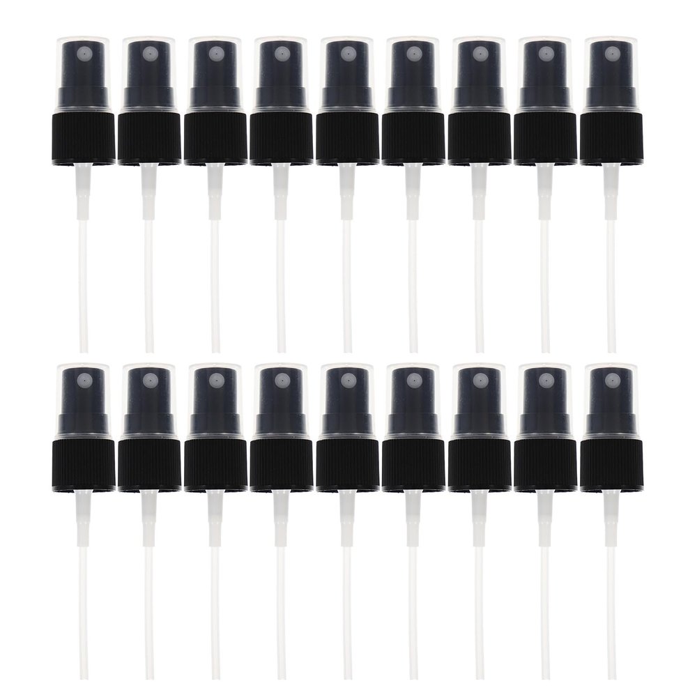 Anneome Fine Mist Spray Nozzles Black for Plastic Bottles, 40pcs