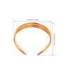 Cabilock Hollow out Layered Hair Comb Headband with Teeth Small Jaw Hair Hoop for Women Makeup and Face Washing Dark Brown view 2