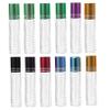 NULYLU 12pcs 5ml Glass Perfume Roll-on Bottles Essential Oil Sub-packaging Kit with Caps Portable Mini Refillable Bottles for Travel and Aromatherapy Random Color view 1