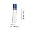 NULYLU 12pcs 5ml Glass Perfume Roll-on Bottles Essential Oil Sub-packaging Kit with Caps Portable Mini Refillable Bottles for Travel and Aromatherapy Random Color view 2