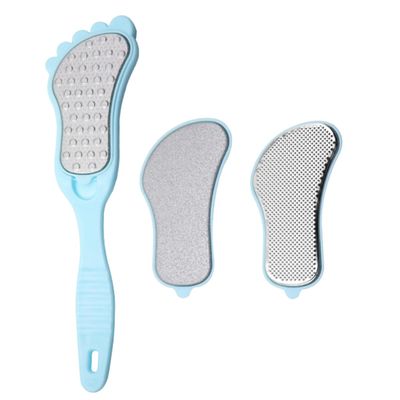 ABOOFAN Portable Foot Skin Rasp and Handheld Foot File Set Dead Skin Remover Callus Smoother for Pedicure at Home Or Travel Sky-Blue Supply