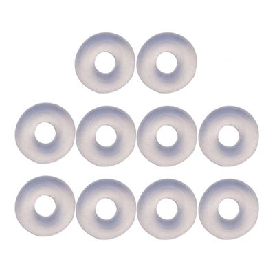 DIMITU 10 Pcs Anti-hyperplasia Piercing Discs Silicone Fixing Lip Earrings Piercing Accessories Disc Pads