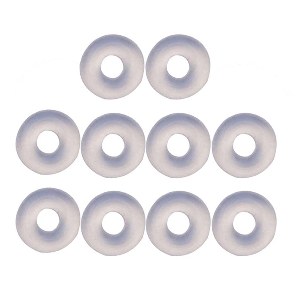 DIMITU 10 Pcs Anti-hyperplasia Piercing Discs Silicone Fixing Lip Earrings Piercing Accessories Disc Pads