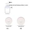 DIMITU 10 Pcs Anti-hyperplasia Piercing Discs Silicone Fixing Lip Earrings Piercing Accessories Disc Pads view 4