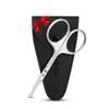 Curved Nose Hair Scissors with Rounded Tip 3.6 Inch Safety Facial Hair Scissors for Men and Women, Professional Eyebrow and Mustache Trimming (Nose-Curved) view 1