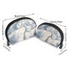 WAYOQI Rustic Rabbits & Cottage Portable Bags Fashion With Zipper view 2