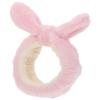 FESTFENDS Reusable Shower Headband for Women Bow Knot, Pink Non-ear Pressure Hair Hoop for Face Washing and Spa, Cosmetic Hairband for Beauty Care view 1