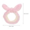 FESTFENDS Reusable Shower Headband for Women Bow Knot, Pink Non-ear Pressure Hair Hoop for Face Washing and Spa, Cosmetic Hairband for Beauty Care view 2