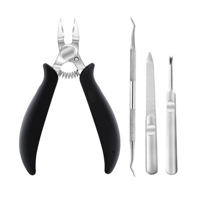 Nail Sulcus Special Scissors, Pointed Pedicure Ingrown Pliers Set, Toe